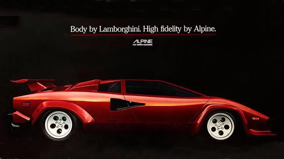 The wonderful power of a Countach, the thing many boys stared at.